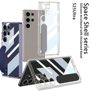 Custodia trasparente PC ultra rigida per Galaxy S23 FE S24+ S25 con impugnatura sottile antiurto - Foto 1 di 10