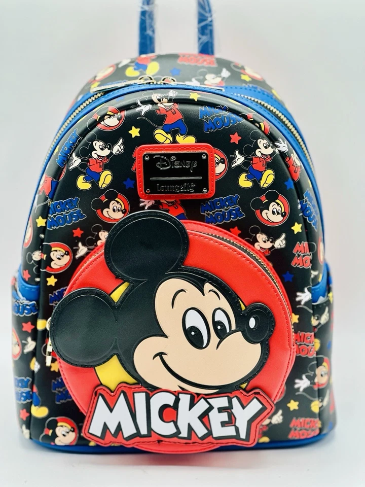 Loungefly Disney Mickey & Friends Classic￼Mini Backpack( WDBK3826)