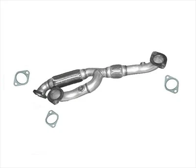 Front Engine Y Flex Pipe W/ Gaskets REF# 53494 for Kia Sedona 3.5L 2002-2005 - Image 1 of 4
