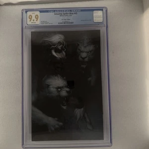 AMAZING SPIDER-MAN #45 KENDRICK KUNKKA LIM BLACK CT VIRGIN VARIANT - Picture 1 of 3