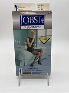 JOBST UltraSheer Support Compression Pantyhose 8-15mmHg Mocha Size C New in box - Picture 1 of 6