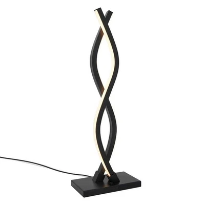ArtikaWave 18 in. Black Modern Dimmable Integrated LED Table Lamp - Image 1 of 4