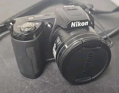 Nikon Coolpix L110 12.1MP 15x optical zoom Digital Camera - Black - Image 1 of 4