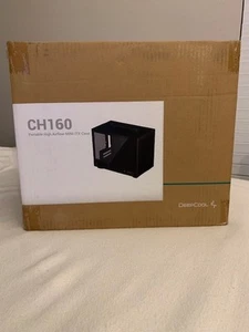 DeepCool CH160 Boîtier Mini-ITX Ultra-Portable avec Panneau en Verre Noir Ver. Neuf - Photo 1/9