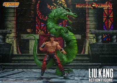 *** CAJA DAÑADA *** Mortal Kombat Figura 1/12 Liu Kang 18 cm STORM COLLECTIBLES - Imagen 1 de 4