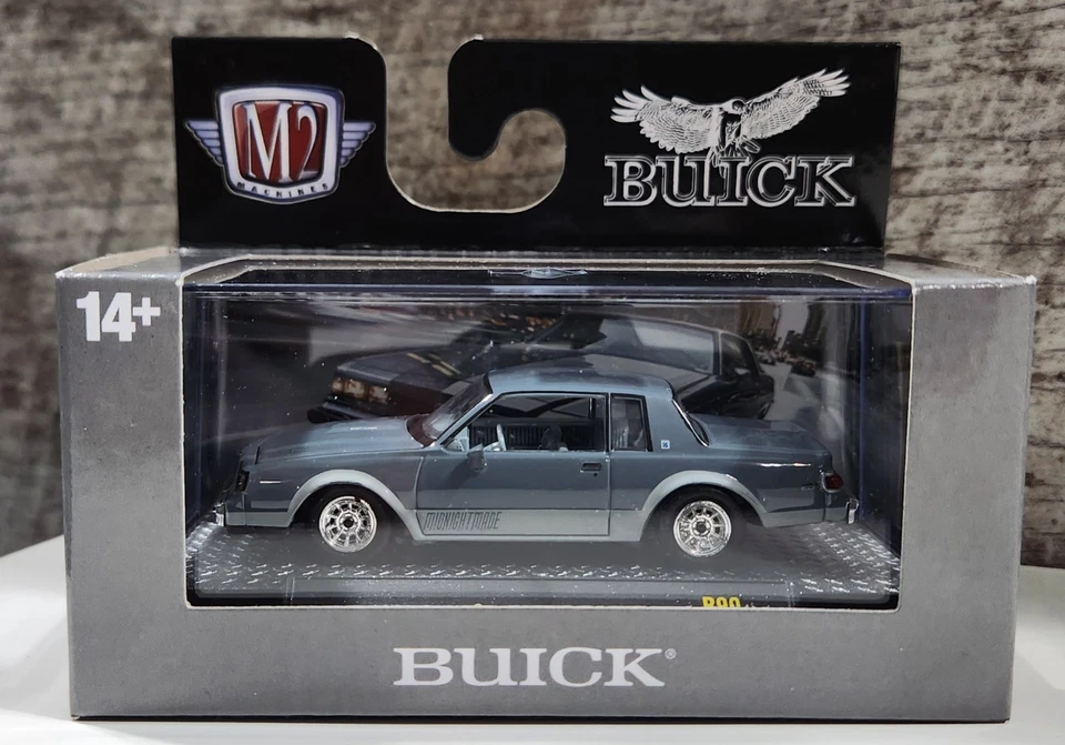 M2 1/64 1987 Buick regal limited grey R90 - Image 1 of 1