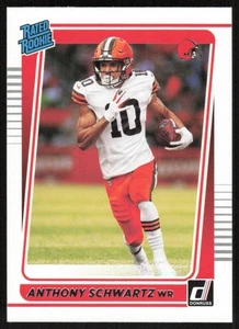 Anthony Schwartz 2021 Donruss Football # 282 RC Cleveland Browns Rated Rookie Ba - Picture 1 of 2