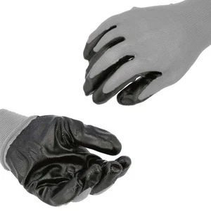 Nitrile Dipped Safety Work Gloves, Cut Resistant, Grey, Size: S/M/L/XL/2XL - Picture 1 of 6