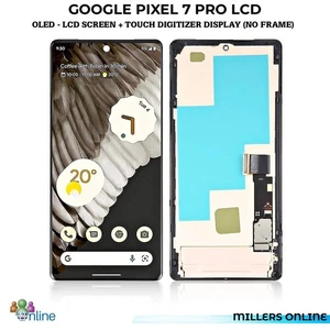 OLED For Google Pixel 7 Pro Screen Replacement GP4BC GE2AE LCD Digitizer Touch - Picture 1 of 4