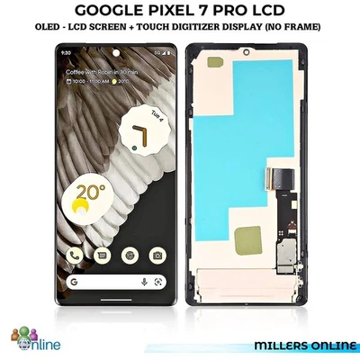 OLED For Google Pixel 7 Pro Screen Replacement GP4BC GE2AE LCD Digitizer Touch - Image 1 of 4