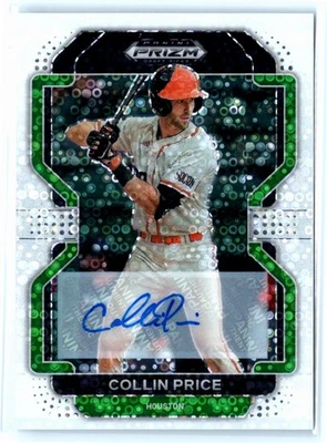 2022 Prizm Draft #PDP193 Collin Price Autograph White Donut Circles #/50 - Image 1 of 2