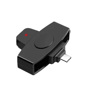 Cleverly Designed Type C Smart CAC Card Reader Multi Compatible Solution - Afbeelding 1 van 7