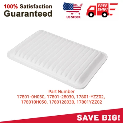 17801-YZZ02 Air Filter For 2009 2010 2011 2012 - 2016 Toyota Venza 4 cylinders - Image 1 of 3
