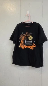 Disney Cruise Line Halloween On The High Seas Black Shirt Size L Kids Spooky - Picture 1 of 4