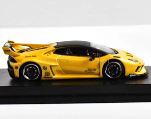 MJ 1:64 Scale Yellow Huracan LP610 GT Sports Diecast Metal Car Toys Gift - Picture 1 of 3