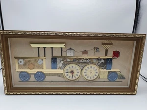 The Chicago And West Michigan Locomotive 1879 G Burgess Clock Parts Artwork - Picture 1 of 14