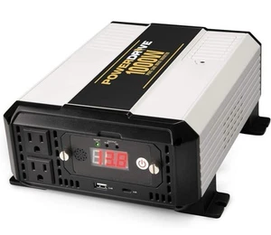 PowerDrive 1000 Watt Bluetooth Pure Sine Wave Power Inverter~PDIPS1000B - Picture 1 of 8