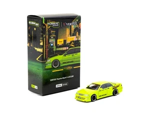 TARMAC 1/64 VERTEX TOYOTA MARK II JZX100 GREEN SPECIAL EDITION T64G-024-LG - Picture 1 of 1