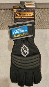 Ironclad Tundra Cold Weather Winter Gloves, Black, Hook Closure - XL - Brand New - Picture 1 of 9