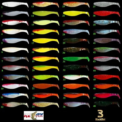 Kopyto 6" / 15 cm Relax  über 60 Farben Kunstköder Gummifische  (Art. 4076) - Bild 1 von 2