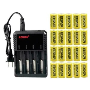 16340 Battery 2800mAh RCR123A Rechargeable 3.7V Cell Batteries Charger Lot - Picture 1 of 36