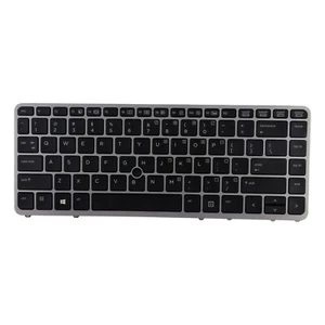 Sliver Keyboard w/Backlit for HP EliteBook 840 G1 G2 850 G1 G2 813302-001 US - Afbeelding 1 van 6