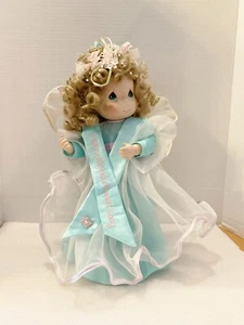 Flawless 1999 PMI Enesco Precious Moments "Faith is Heaven's Sweet Song" Doll - Picture 1 of 12