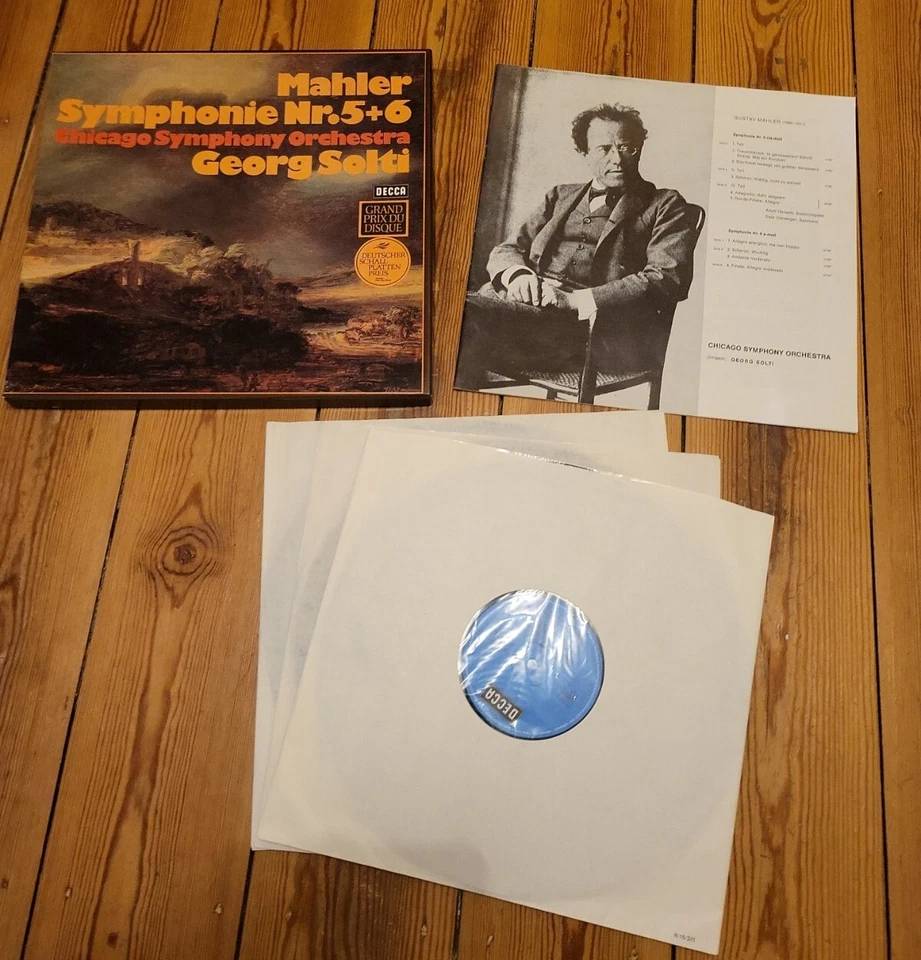 Klassik LP Box,Mahler Symphonie nr.5+6, Chicago Symphony Orchestra,Georg Solti - Bild 1 von 1