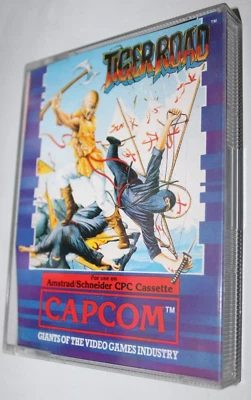 Tiger Road (Capcom 1987) Amstrad CPC (Tape Manual Box) works CIB - Bild 1 von 3
