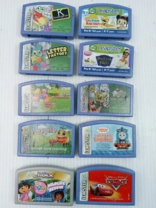 LeapFrog Leapster LeapPad Video Game Cartridges Lot Of 10 Working Condition - Picture 1 of 1
