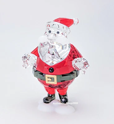 New 100% SWAROVSKI Crystal Holiday Cheers Santa Claus Figurine in Box 5630337 - Image 1 of 4