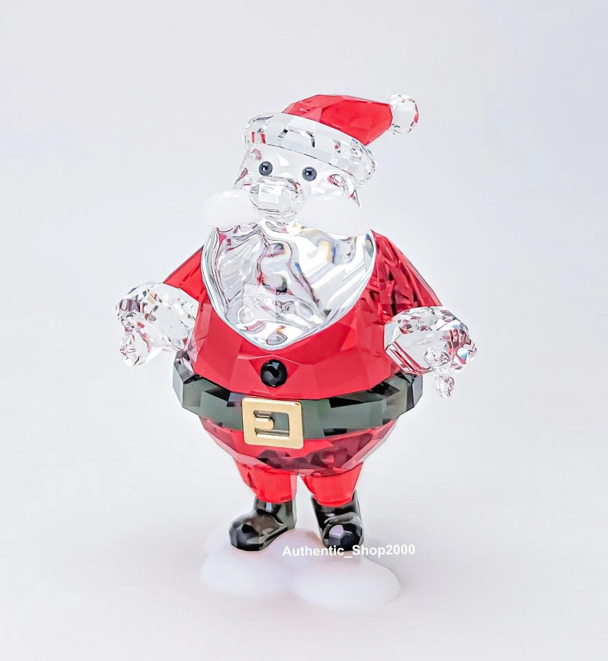 New 100% SWAROVSKI Crystal Holiday Cheers Santa Claus Figurine in Box 5630337 - Image 1 of 4