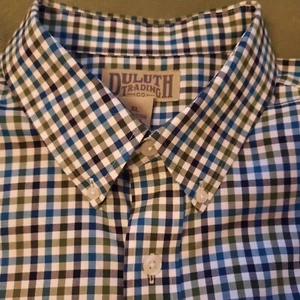 Duluth Trading Co Shirt Herren XL langarm geknöpft kariert - perfekt - Bild 1 von 18