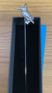 Eisvogel Qualität Silber Zinn Lesezeichen - Bild 1 von 3