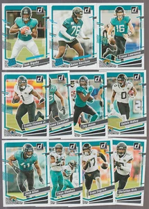 2024 JACKSONVILLE JAGUARS 40 Card Lot w 2023 DONRUSS Team Set 28 CURRENT Players - Picture 1 of 2