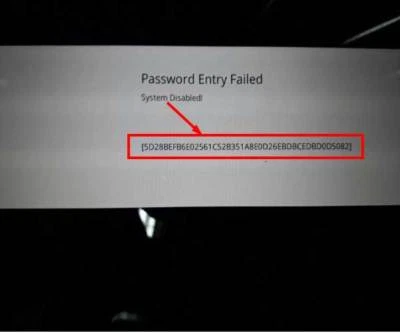 Unlock Samsung bios password System Disabled 44 digit,NP740U5M,NP740U5L,NP740U3E - Image 1 of 2