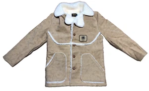 Vintage 70's Swingster Sherpa Jacket Men's Medium Garst Seed Patch USA Made Nice - Picture 1 of 12
