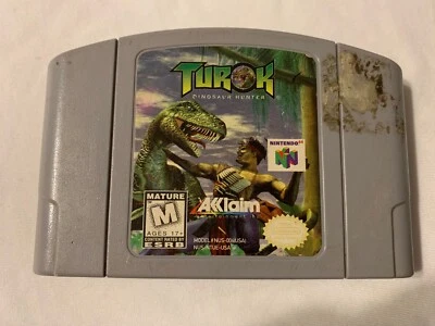 Turok: Dinosaur Hunter (Nintendo 64, 1997) N64 Authentic - Image 1 of 2