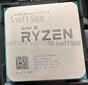 AMD Ryzen 7 1700X R7-1700X-3.4GHz 8-core socket AM4 desktop CPU processor - Picture 1 of 1