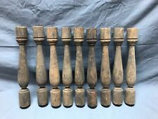 Antique Vintage Lot 9 NOS Small Wood Porch Span Spindles 2x13 Old 546-23B