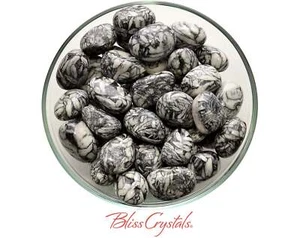 1 Large PINOLITH Tumbled Stone Grade A, Graphite, Dolomite and Magnesite #PT07 - Picture 1 of 1