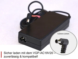 Sony Supply VGP-AC19V20 75W 19.5V 3.9A 6,5mm Vaio Fw F Ar Aw Cs NS NW Sr Z Mma - Picture 1 of 3