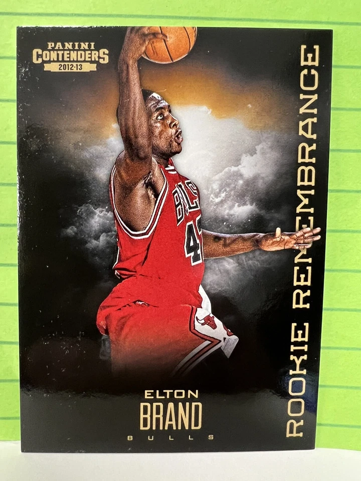 2012-13 Panini Contenders Rookie Remembrance Elton Brand #11 Chicago Bulls - Image 1 of 2