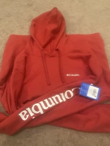 Columbia Hoodie rot Herren. Gr. XL, neu mit Etikett - Bild 1 von 1