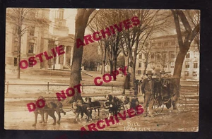 Iowa City IA RPPC c1910 LONG DISTANCE TRAVELER Klondike Bill CROSS COUNTRY IA KB - Picture 1 of 3