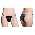 US Men Sexy Briefs Breathable Silk Bikini Transparent Micro Pouch Panties Thongs