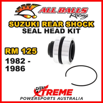 Kit de cabezal de sellado de amortiguador trasero All Balls 37-1010 para Suzuki RM125 RM 125 1982-1986 Foto 1 de 2