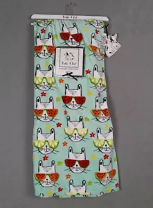 NWT Pickle & Dot Cat Oversized Plush Throw Crazy Cat Lady Fun Blanket 60 x 70 - Picture 1 of 9