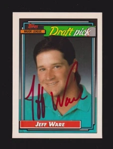 Topps #414 1992 Jeff Ware Toronto Blue Jays autógrafo firmado certificado de autenticidad automático - Imagen 1 de 1