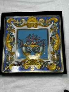 Rosenthal Versace Square Plate - 22cm With Original Packaging And Cert. Card - Picture 1 of 5